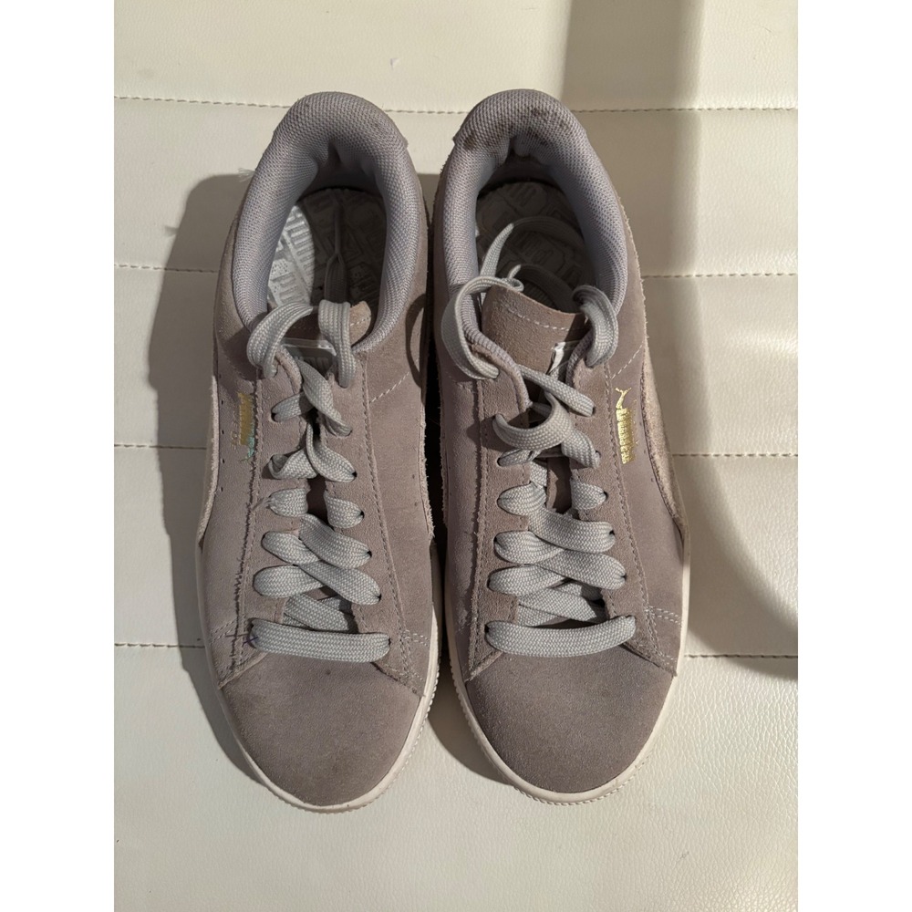 PUMA Suede Classic Sneakers Women's Shoes Gray Casual Comfort Walking - Picture 3 of 9